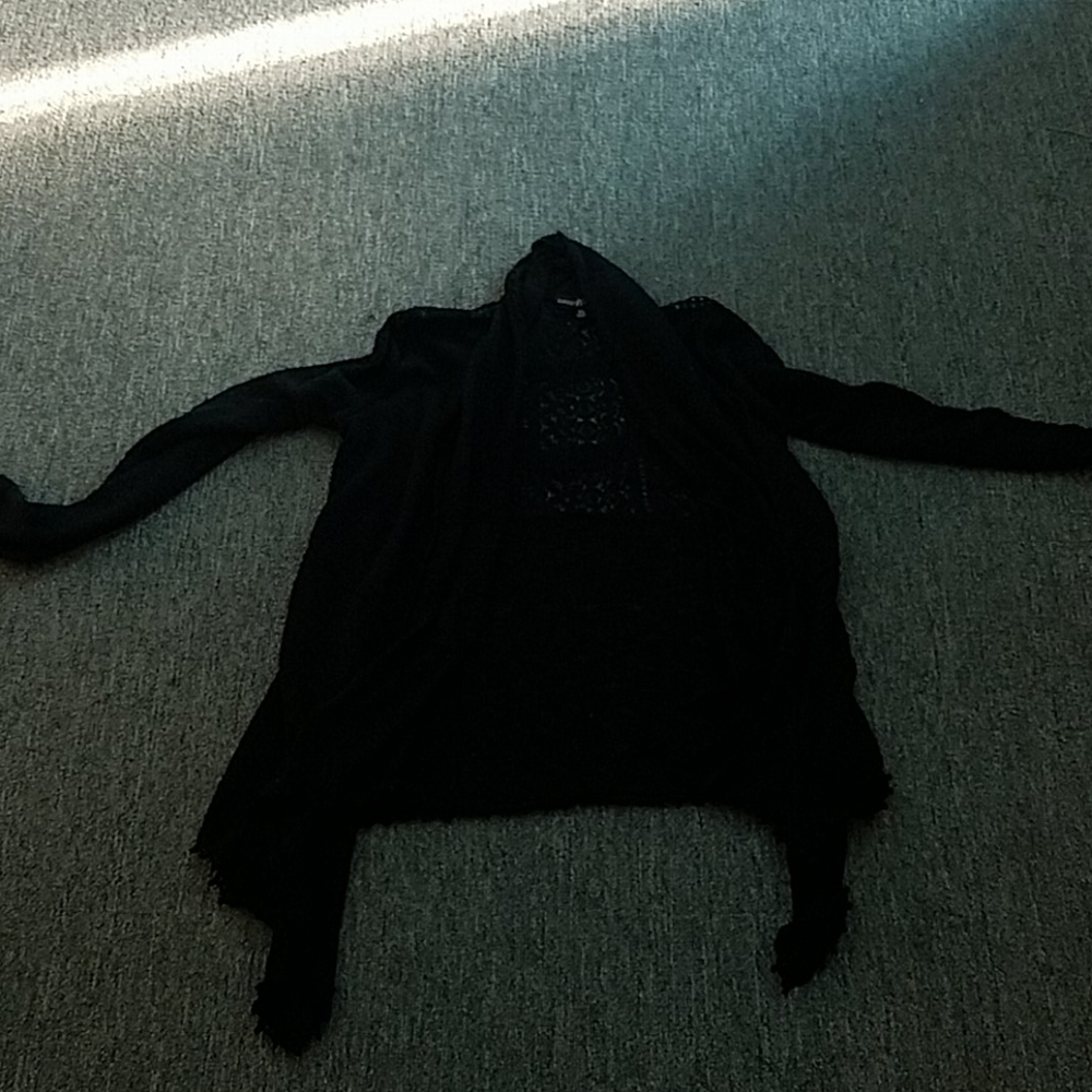 Black cardigan